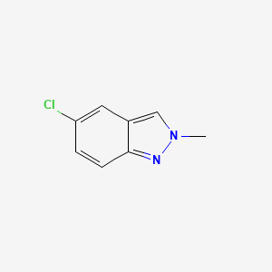 Chemical structure of 5-Chloro-2-methyl-2H-indazole