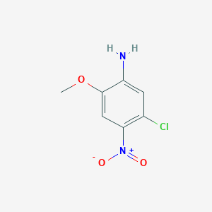 Chemical structure of 5-Chloro-2-Methoxy-4-Nitroaniline