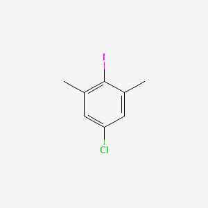 Chemical structure of 5-Chloro-2-iodo-m-xylene