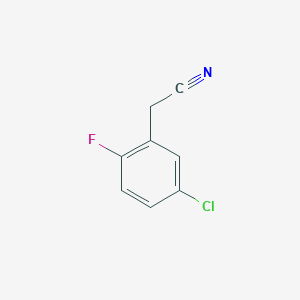 Chemical structure of 5-Chloro-2-fluorophenylacetonitrile