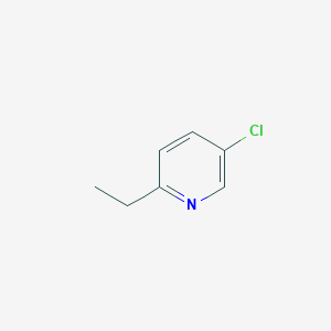 Chemical structure of 5-Chloro-2-ethylpyridine