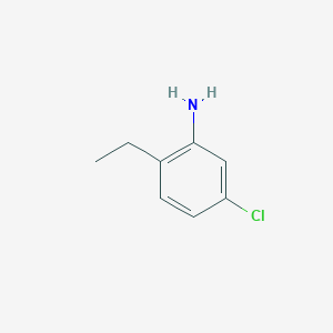 Chemical structure of 5-Chloro-2-ethylaniline