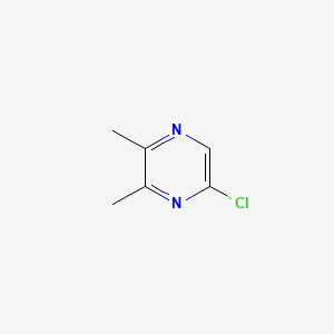 Chemical structure of 5-Chloro-2,3-dimethylpyrazine