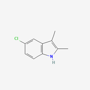 Chemical structure of 5-Chloro-2,3-dimethyl-1H-indole