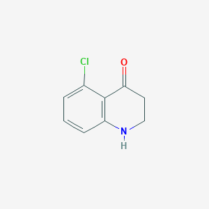 Chemical structure of 5-Chloro-2,3-dihydroquinolin-4(1H)-one