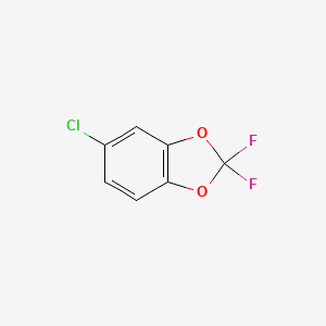Chemical structure of 5-Chloro-2,2-difluoro-1,3-benzodioxole
