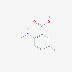 Chemical structure of 5-CHLORO-2-(METHYLAMINO)BENZOIC ACID