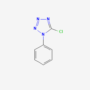 Chemical structure of 5-Chloro-1-phenyl-1H-tetrazole