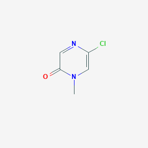 Chemical structure of 5-Chloro-1-methylpyrazin-2(1H)-one