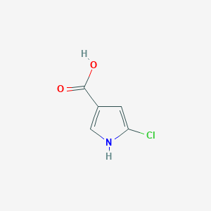 Chemical structure of 5-Chloro-1H-pyrrole-3-carboxylic acid