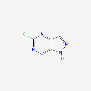 Chemical structure of 5-Chloro-1H-pyrazolo[4,3-d]pyrimidine