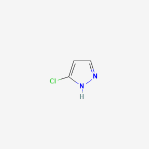 Chemical structure of 5-Chloro-1H-pyrazole