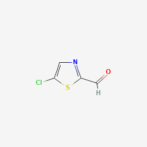 Chemical structure of 5-Chlorothiazole-2-carbaldehyde