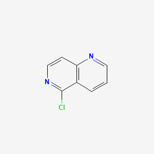 Chemical structure of 5-Chloro[1,6]naphthyridine