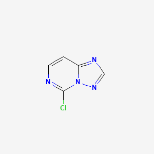 Chemical structure of 5-Chloro-[1,2,4]triazolo[1,5-c]pyrimidine