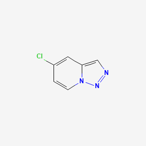 Chemical structure of 5-Chloro-[1,2,3]triazolo[1,5-a]pyridine