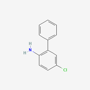 Chemical structure of 4-Chloro-2-phenylaniline