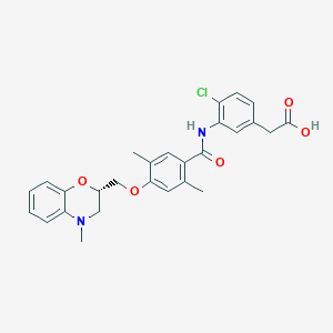 Chemical structure of 5-carboxyrhodamine-6G