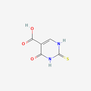 Chemical structure of 5-Carboxy-2-thiouracil