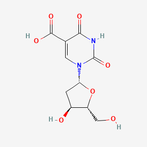 Chemical structure of 5-Carboxy-2'-deoxyuridine
