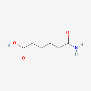 Chemical structure of Adipamic acid