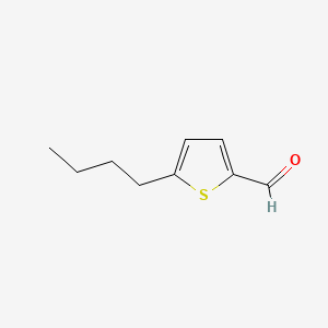 Chemical structure of 5-Butylthiophene-2-carbaldehyde