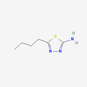 Chemical structure of 5-Butyl-1,3,4-thiadiazol-2-amine