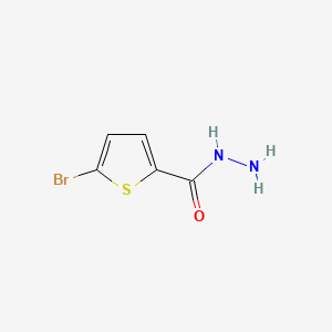 Chemical structure of 5-Bromothiophene-2-Carbohydrazide