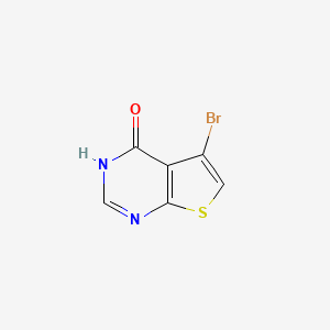 Chemical structure of 5-Bromothieno[2,3-d]pyrimidin-4(3H)-one