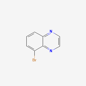 Chemical structure of 5-bromoquinoxaline