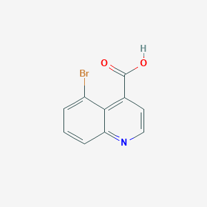 Chemical structure of 5-Bromoquinoline-4-carboxylic acid