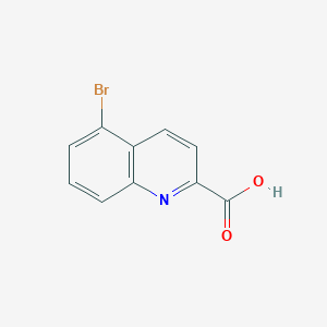 Chemical structure of 5-Bromoquinoline-2-carboxylic acid