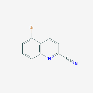 Chemical structure of 5-broMoquinoline-2-carbonitrile