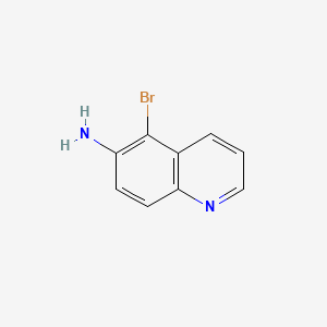 Chemical structure of 5-Bromoquinolin-6-amine