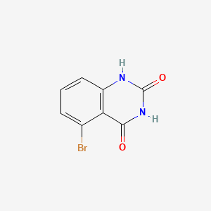 Chemical structure of 5-Bromoquinazoline-2,4(1H,3H)-dione