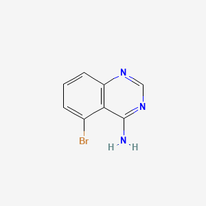 Chemical structure of 5-Bromoquinazolin-4-amine
