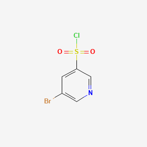 Chemical structure of 5-Bromopyridine-3-sulfonyl chloride