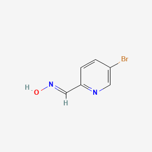 Chemical structure of 5-Bromopicolinaldehyde oxime