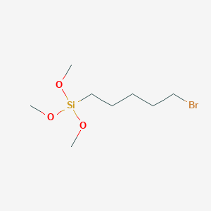 Chemical structure of 5-BROMOPENTYLTRIMETHOXYSILANE