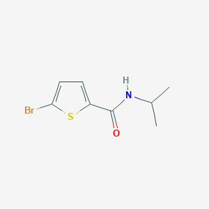 Chemical structure of 5-Bromo-N-isopropylthiophene-2-carboxamide