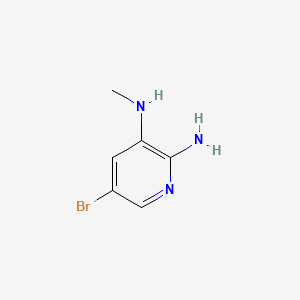 Chemical structure of 5-Bromo-N3-methylpyridine-2,3-diamine