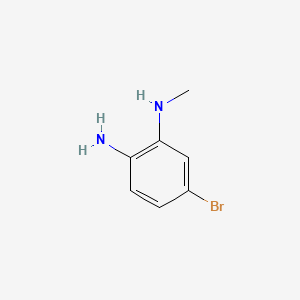 Chemical structure of 5-bromo-N1-methylbenzene-1,2-diamine
