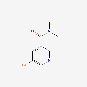 Chemical structure of 5-Bromo-N,N-dimethylnicotinamide