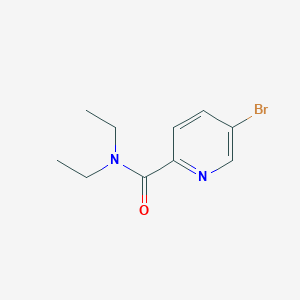 Chemical structure of 5-Bromo-N,N-diethylpicolinamide