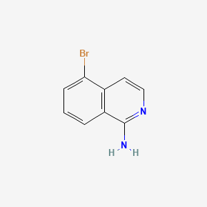 Chemical structure of 5-bromoisoquinolin-1-amine
