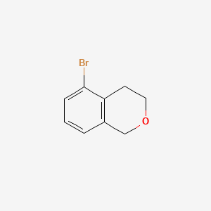 Chemical structure of 5-Bromoisochroman