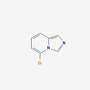 Chemical structure of 5-Bromoimidazo[1,5-a]pyridine