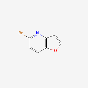 Chemical structure of 5-Bromofuro[3,2-b]pyridine