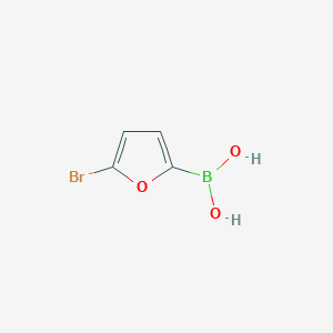 Chemical structure of 5-Bromofuran-2-boronic acid