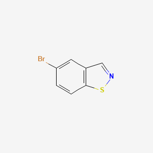 Chemical structure of 5-Bromo-1,2-benzothiazole